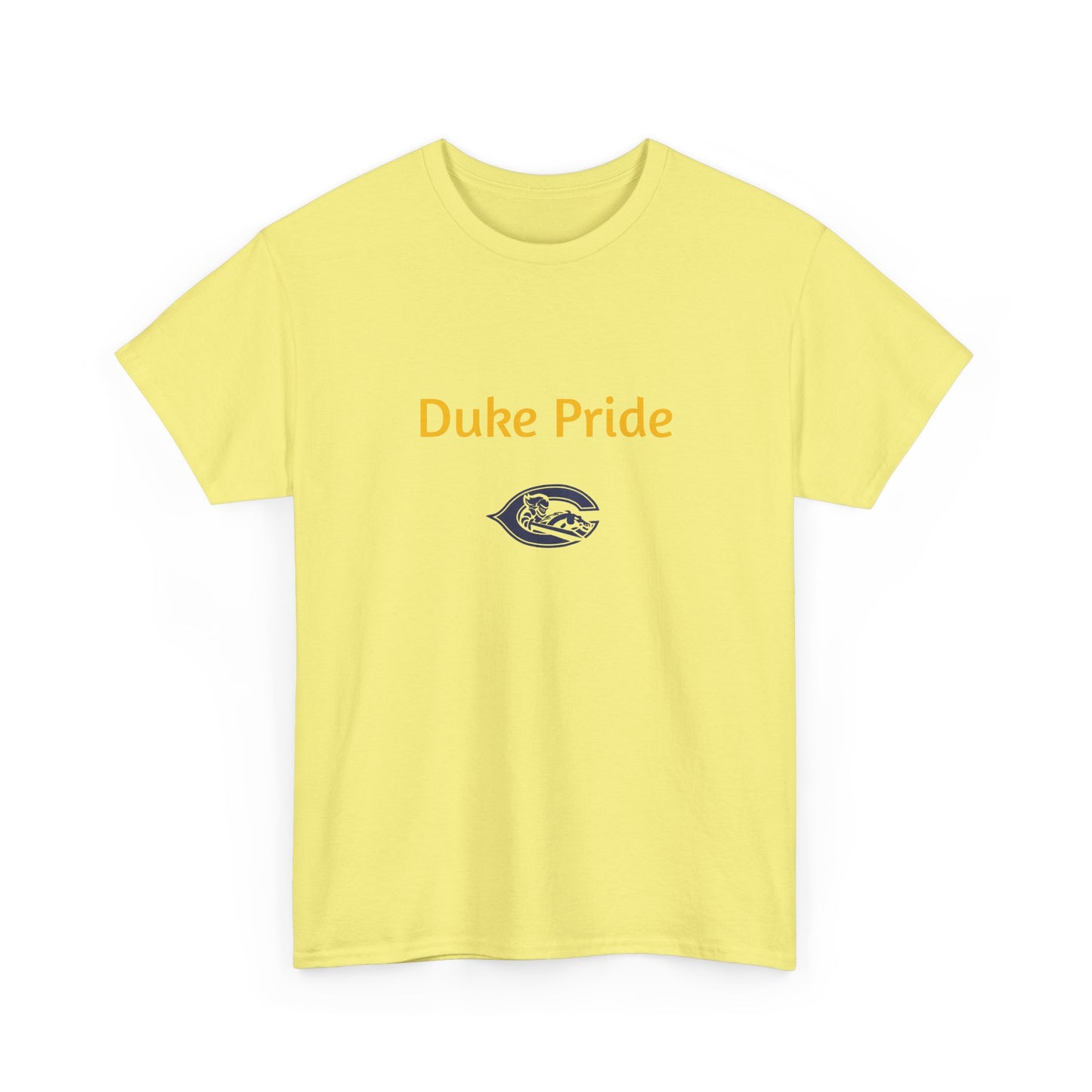 Duke Pride T-Shirt — Crew Neck Tee with Mascot Logo