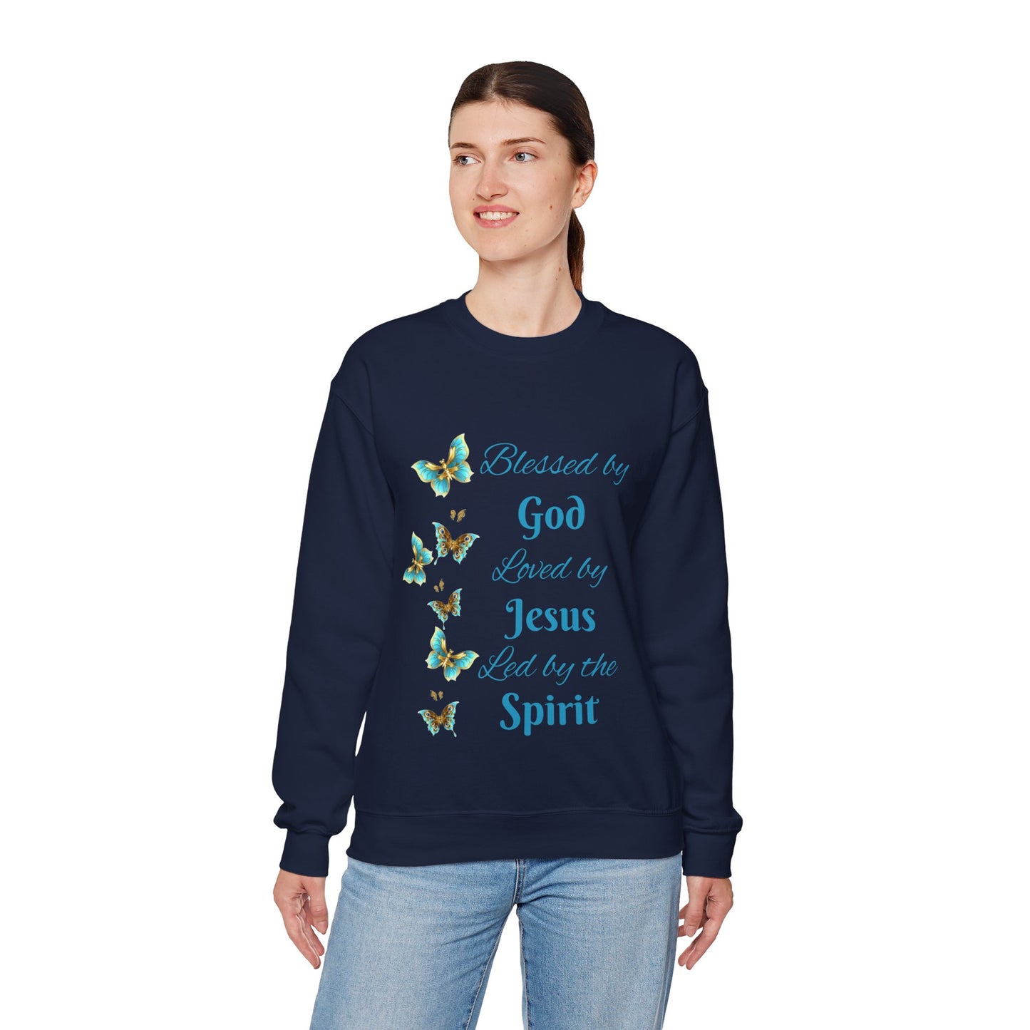 Blessed, Loved, Led Crewneck Sweatshirt