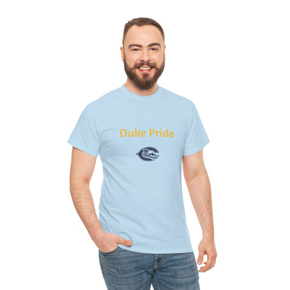 Duke Pride T-Shirt — Crew Neck Tee with Mascot Logo