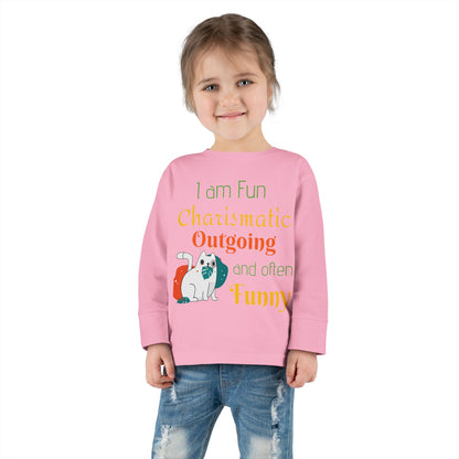 Descriptive Toddler Long Sleeve Tee