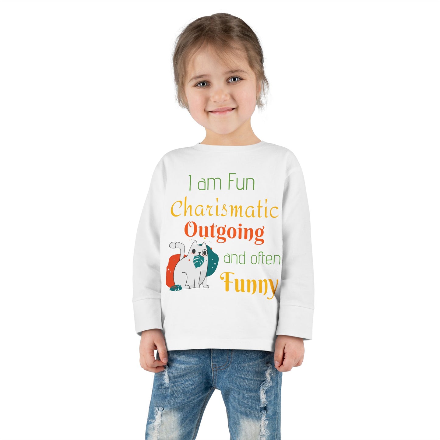 Descriptive Toddler Long Sleeve Tee