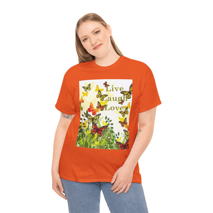 Live Laugh Love Butterflies T-shirt