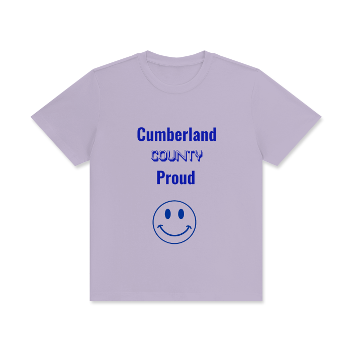 Cumberland County Unisex Classic Crew Neck Cotton T-Shirt,Cumberland,Cumberland County,Unisex,T-shirt,Women,Men,MOQ1,Delivery days 5