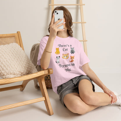 Cat Person Tee — "A Cat Person in Me" Graphic T-Shirt