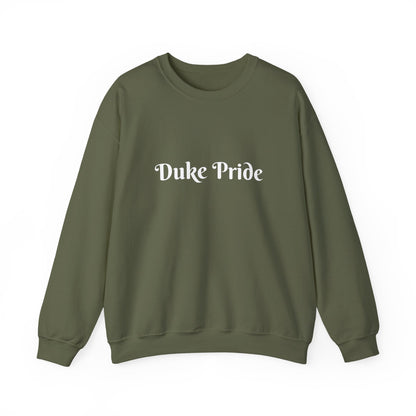 Crewneck Sweatshirt — "Duke Pride" Classic School Spirit Graphic