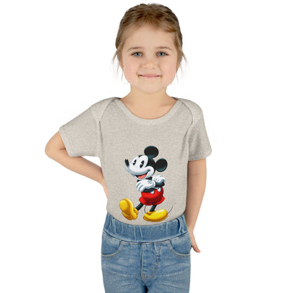 Mickey Mouse Infant Bodysuit — Classic Cartoon Baby Onesie