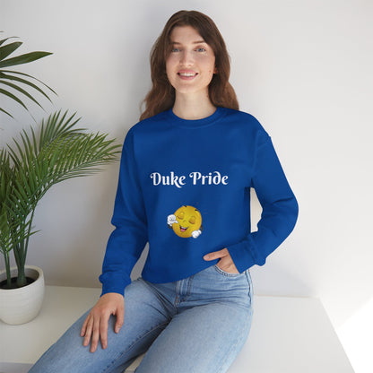 Sweatshirt — "Duke Pride" Smiling Emoji Crewneck