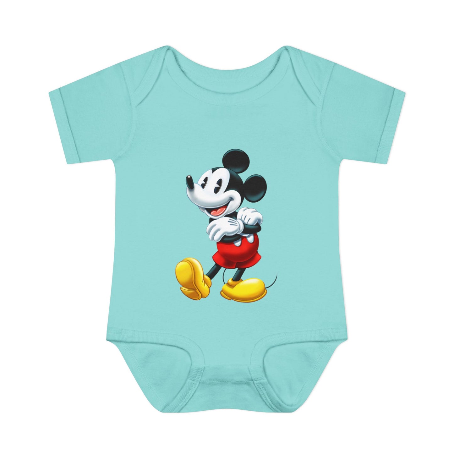 Mickey Mouse Infant Bodysuit — Classic Cartoon Baby Onesie