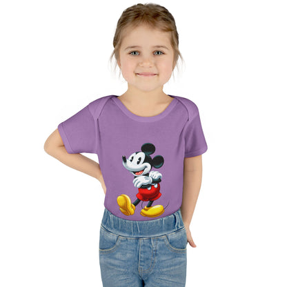 Mickey Mouse Infant Bodysuit — Classic Cartoon Baby Onesie