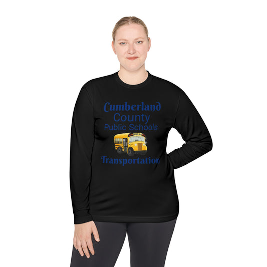 Cumberland County Public Schools Transportation Long Sleeve Tee — School Bus Staff Shirt