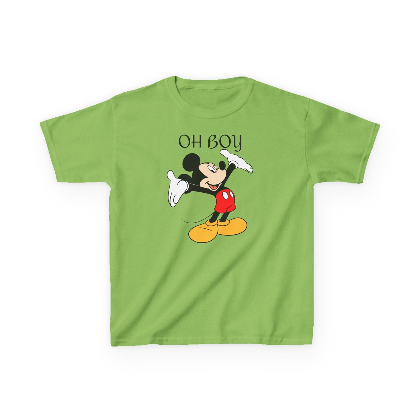 Kids Tee — "Oh Boy" Vintage Mickey Mouse Graphic