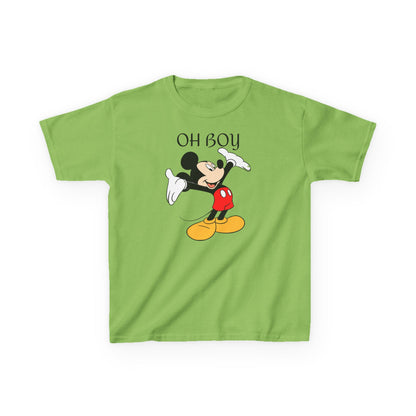 Kids Tee — "Oh Boy" Vintage Mickey Mouse Graphic