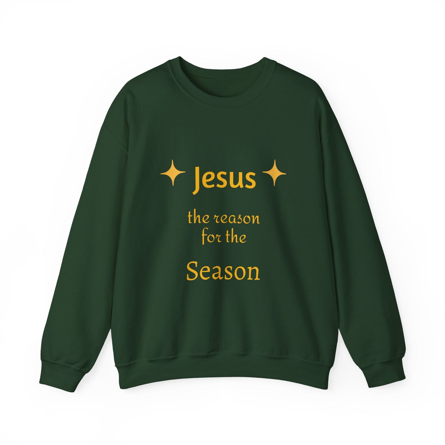 Sweatshirt — "Jesus the Reason for the Season" Christmas Crewneck