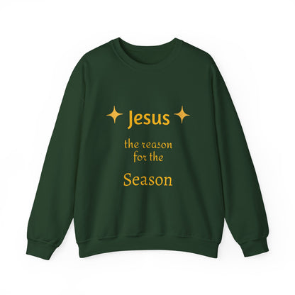 Sweatshirt — "Jesus the Reason for the Season" Christmas Crewneck