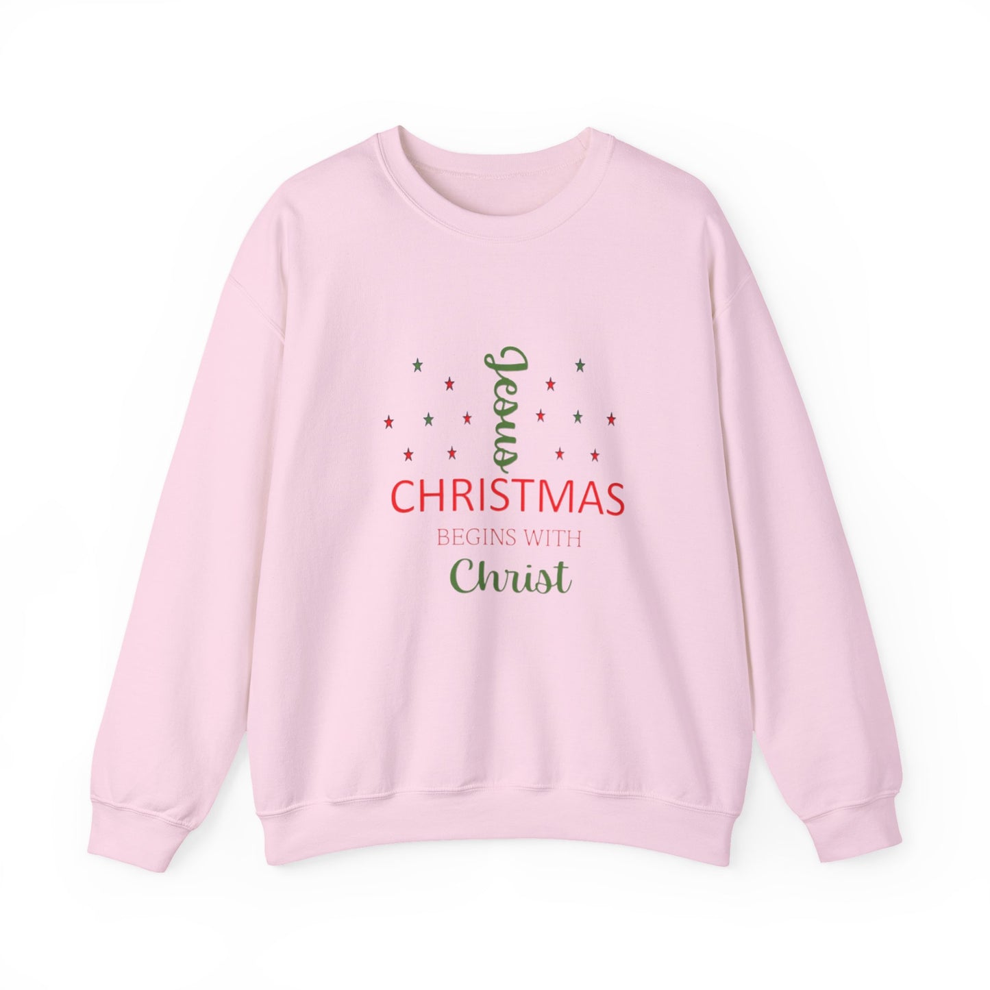 Christmas Begins With Christ Unisex Heavy Blend Hooded Sweatshirt