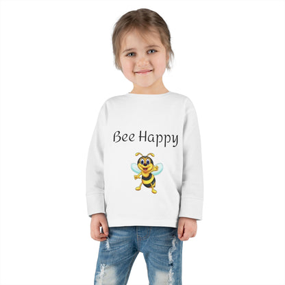 Bee Happy Toddler Long Sleeve Tee