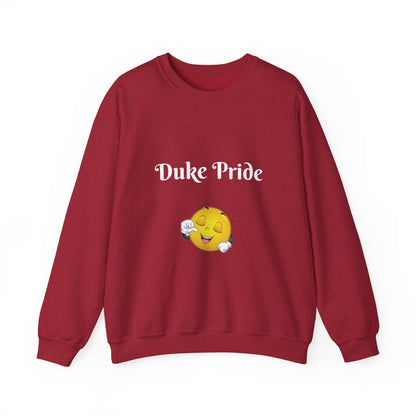 Sweatshirt — "Duke Pride" Smiling Emoji Crewneck