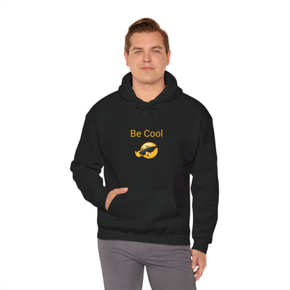 Be Cool Sunglasses Emoji Hoodie - Casual Funny Graphic Sweatshirt