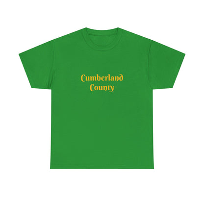 Cumberland County Minimalist Text Tee — Local Pride Shirt