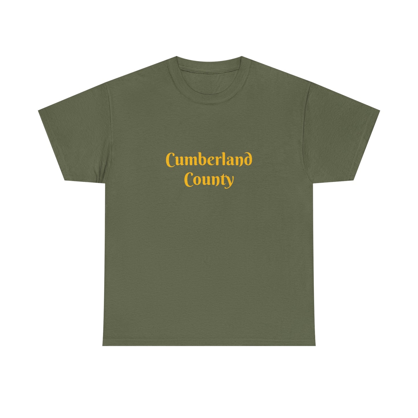 Cumberland County Minimalist Text Tee — Local Pride Shirt