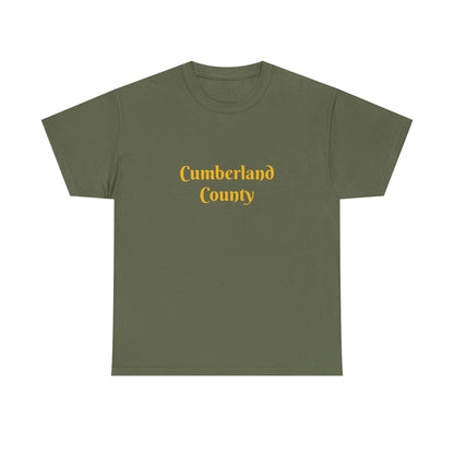 Cumberland County Minimalist Text Tee — Local Pride Shirt
