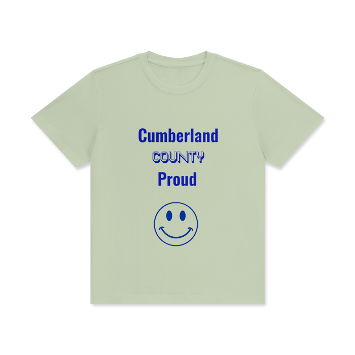 Cumberland County Unisex Classic Crew Neck Cotton T-Shirt,Cumberland,Cumberland County,Unisex,T-shirt,Women,Men,MOQ1,Delivery days 5