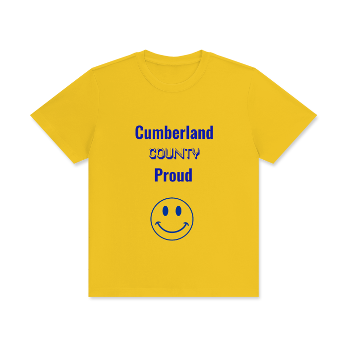 Cumberland County Unisex Classic Crew Neck Cotton T-Shirt,Cumberland,Cumberland County,Unisex,T-shirt,Women,Men,MOQ1,Delivery days 5