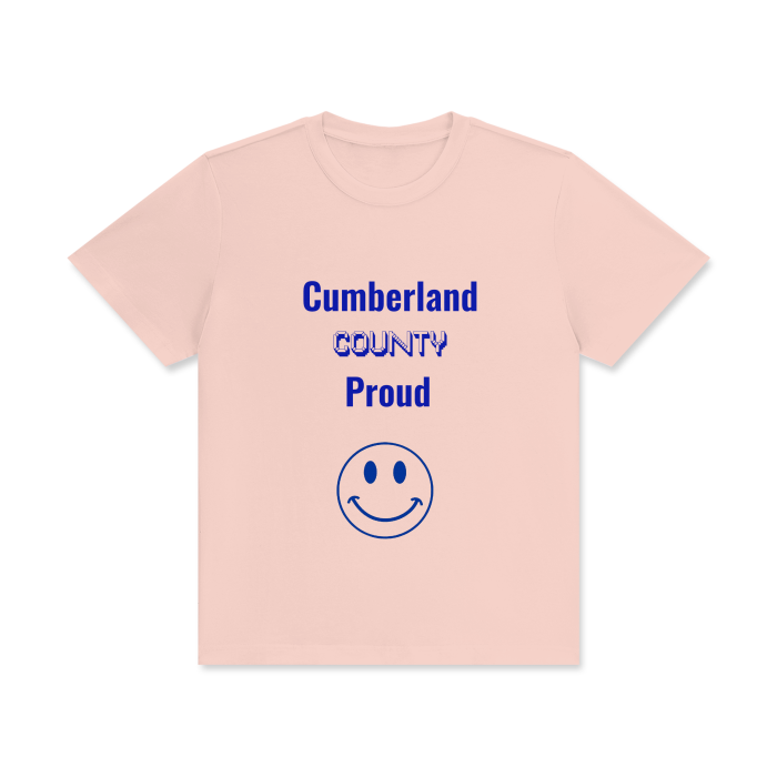 Cumberland County Unisex Classic Crew Neck Cotton T-Shirt,Cumberland,Cumberland County,Unisex,T-shirt,Women,Men,MOQ1,Delivery days 5