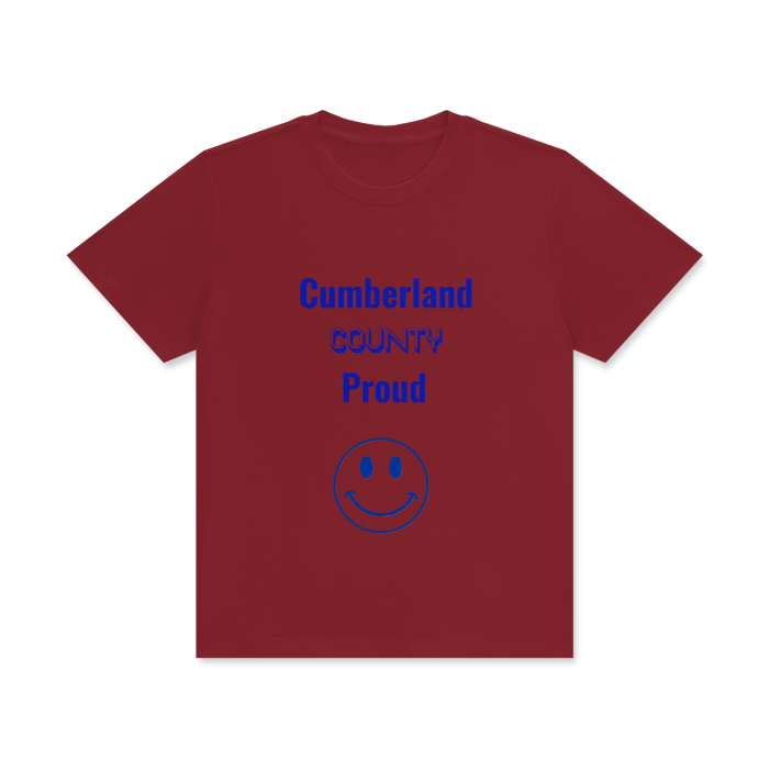 Cumberland County Unisex Classic Crew Neck Cotton T-Shirt,Cumberland,Cumberland County,Unisex,T-shirt,Women,Men,MOQ1,Delivery days 5