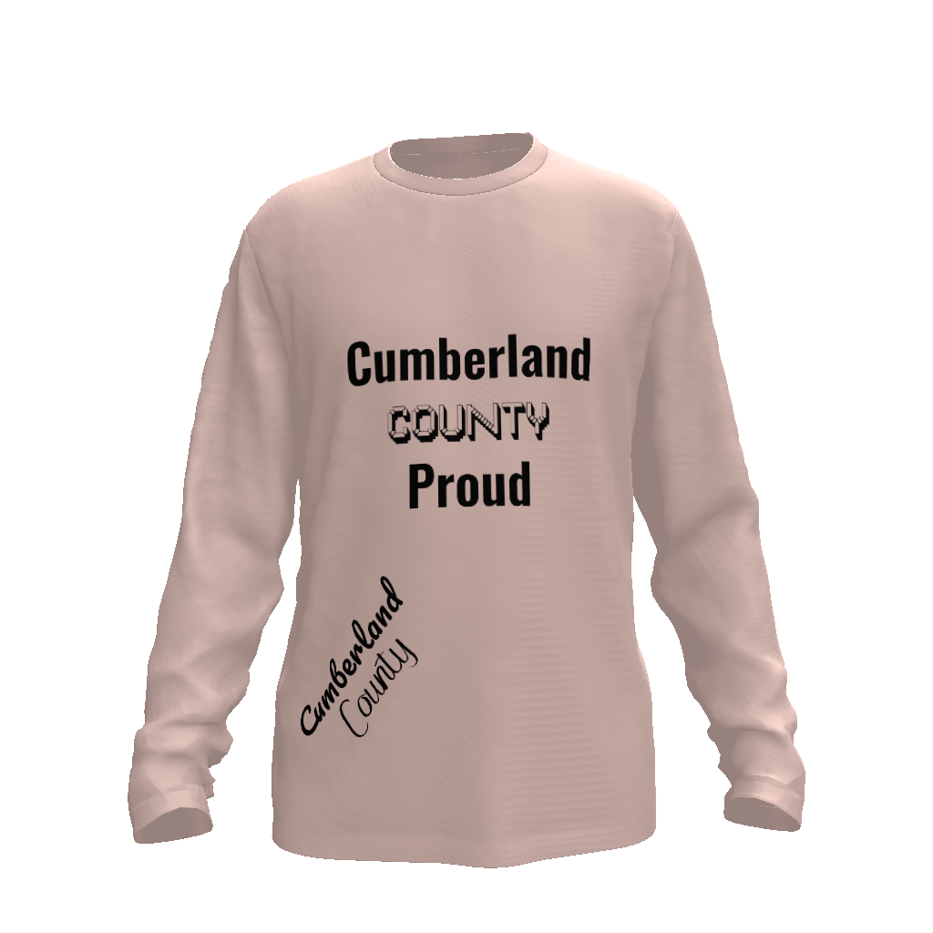 Cumberland County Unisex Long Sleeve T-Shirt,Cumberland County,Unisex,T-shirt,Long Sleeve,Cumberland,Men,Women,MOQ1,Delivery days 5