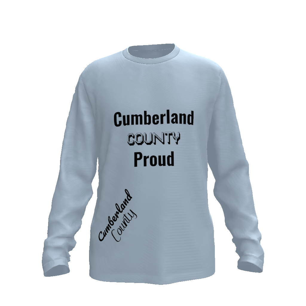 Cumberland County Unisex Long Sleeve T-Shirt,Cumberland County,Unisex,T-shirt,Long Sleeve,Cumberland,Men,Women,MOQ1,Delivery days 5