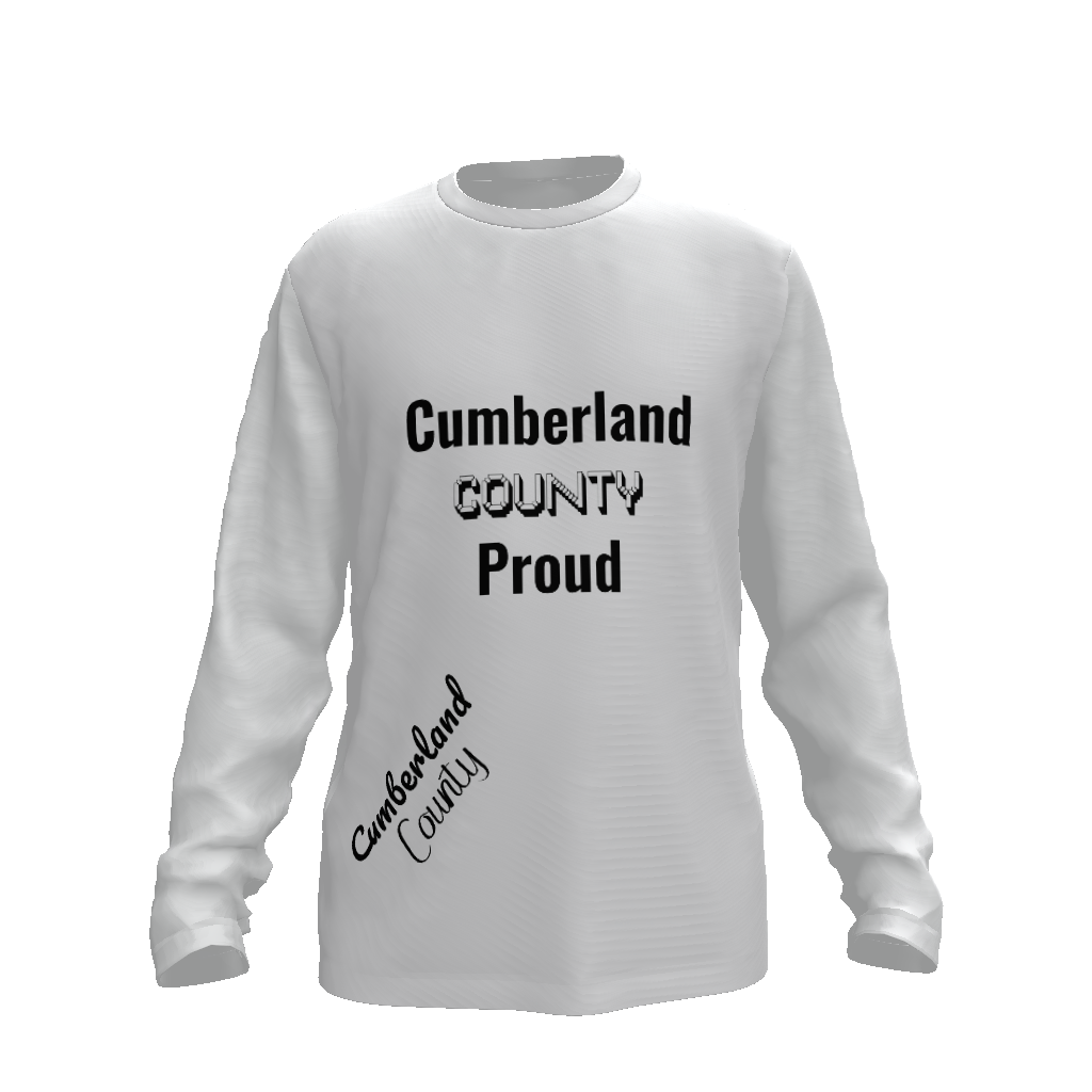 Cumberland County Unisex Long Sleeve T-Shirt,Cumberland County,Unisex,T-shirt,Long Sleeve,Cumberland,Men,Women,MOQ1,Delivery days 5