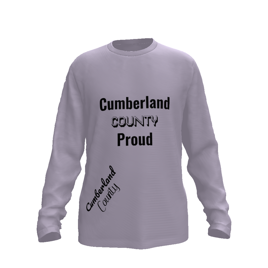 Cumberland County Unisex Long Sleeve T-Shirt,Cumberland County,Unisex,T-shirt,Long Sleeve,Cumberland,Men,Women,MOQ1,Delivery days 5