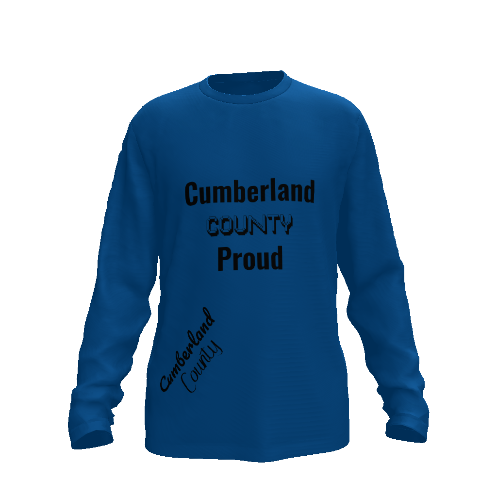 Cumberland County Unisex Long Sleeve T-Shirt,Cumberland County,Unisex,T-shirt,Long Sleeve,Cumberland,Men,Women,MOQ1,Delivery days 5