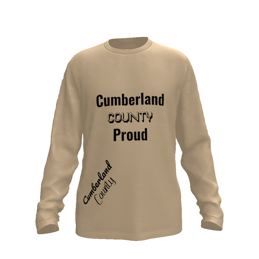 Cumberland County Unisex Long Sleeve T-Shirt,Cumberland County,Unisex,T-shirt,Long Sleeve,Cumberland,Men,Women,MOQ1,Delivery days 5