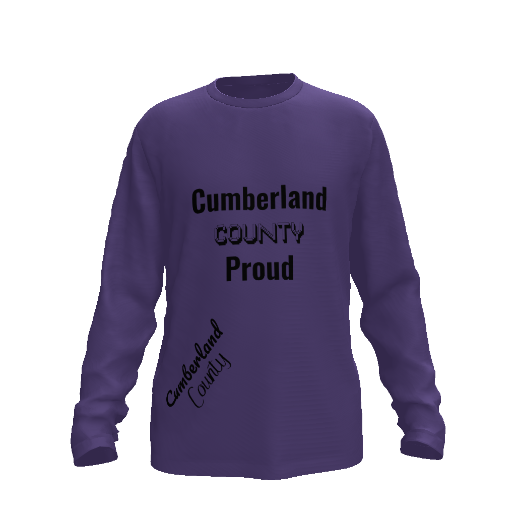 Cumberland County Unisex Long Sleeve T-Shirt,Cumberland County,Unisex,T-shirt,Long Sleeve,Cumberland,Men,Women,MOQ1,Delivery days 5